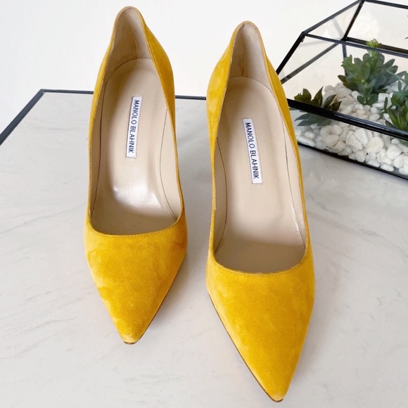 Manolo Blahnik Shoes - ɴᴇᴡ ᴍᴀɴᴏʟᴏ ʙʟᴀʜɴɪᴋ ᴄʟᴀssɪᴄ sᴜᴇᴅᴇ ᴘᴏɪɴᴛ ᴛᴏᴇ ᴘᴜᴍᴘ